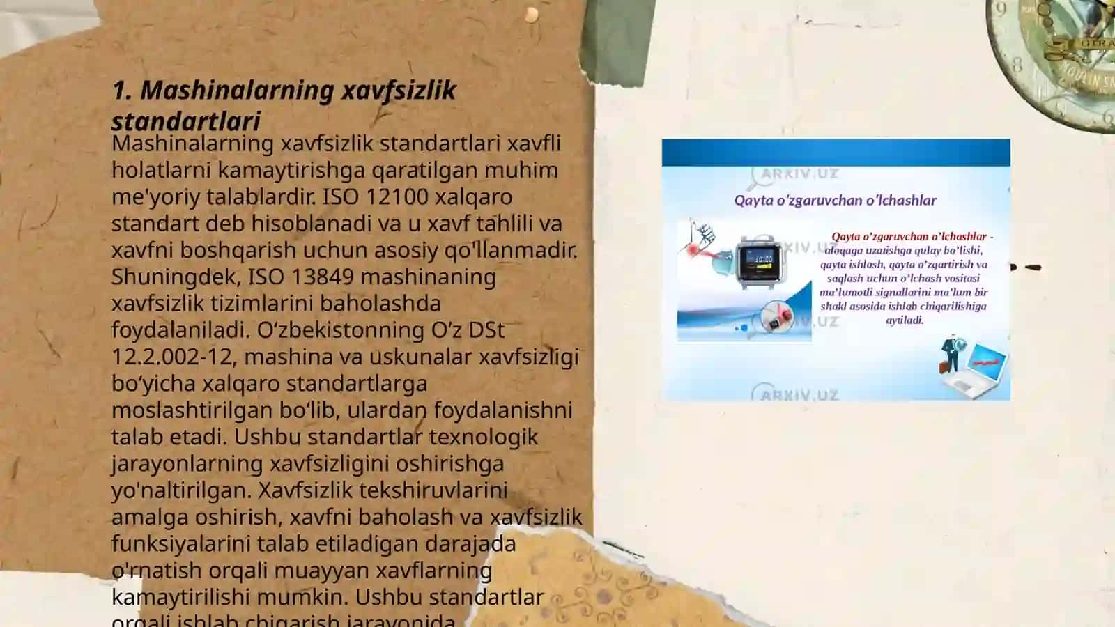 Mashina va mexanizmlarga qoʻyiladigan xavfsizlik talablari 3