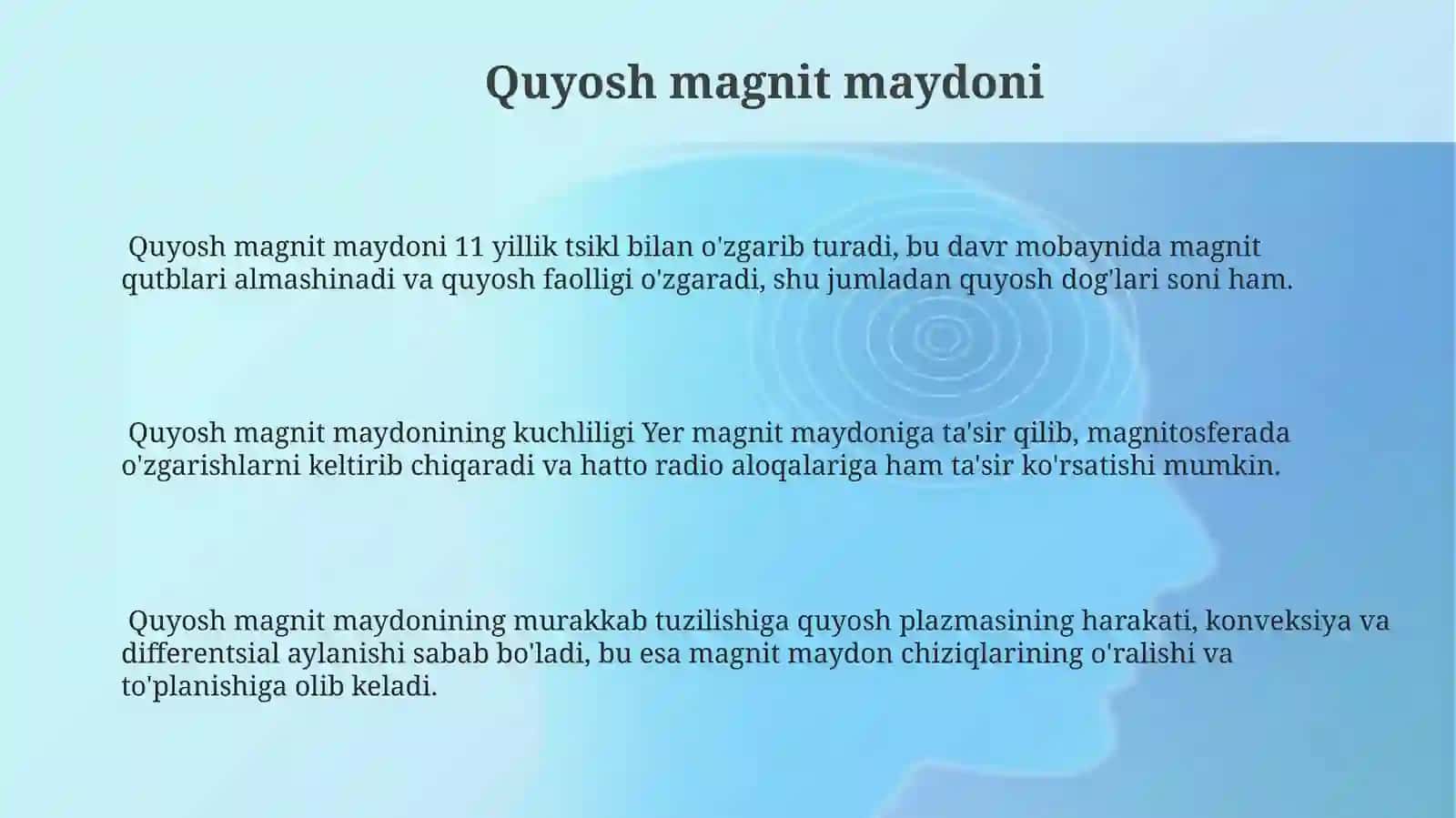 Quyosh magnit maydoni 3