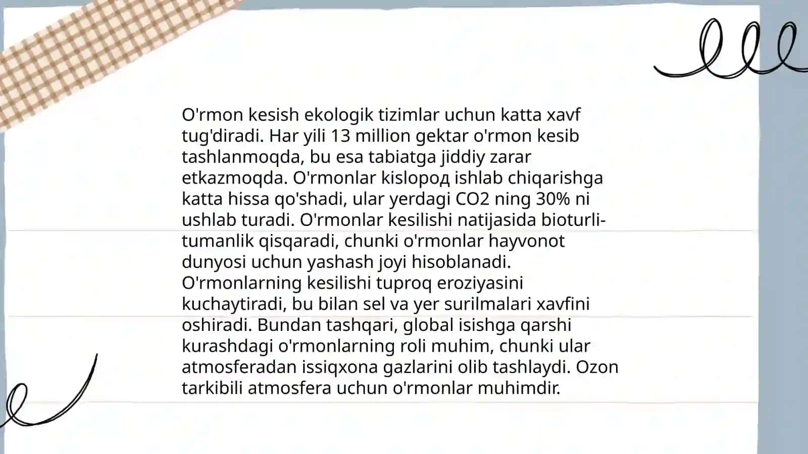 Turli maqsadlarda kesilgan daraxtzorlarda o'rmon kesish sharoitlarining o'zagarishini baholash 3