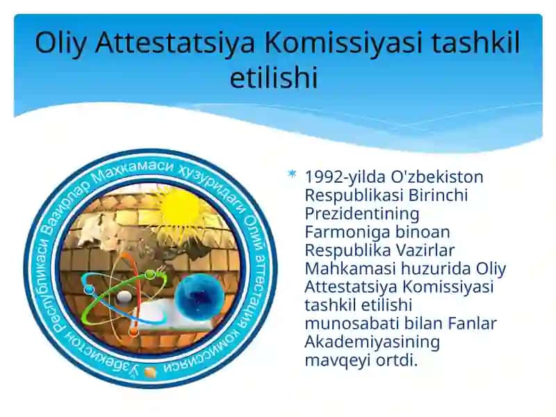 Taqdimot.O'ZBEKISTON RESPUBLIKA SID A TA’LIM SOHASIDA AMALGA OSHIRILGAN ISLOHOTLAR 3