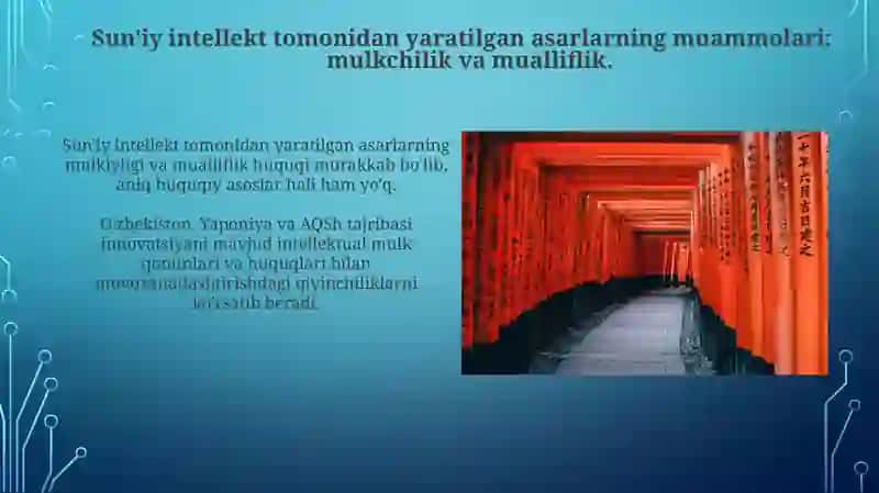 Oʻzbekiston: Sunʼiy Intellekt va Intellektual Mulkiy Huquqni Navigatsiya Qilish 3
