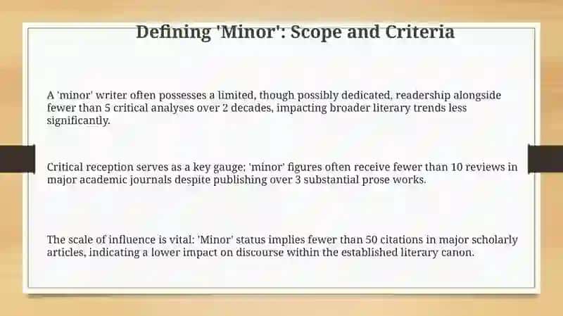 Minor Prose writers 3