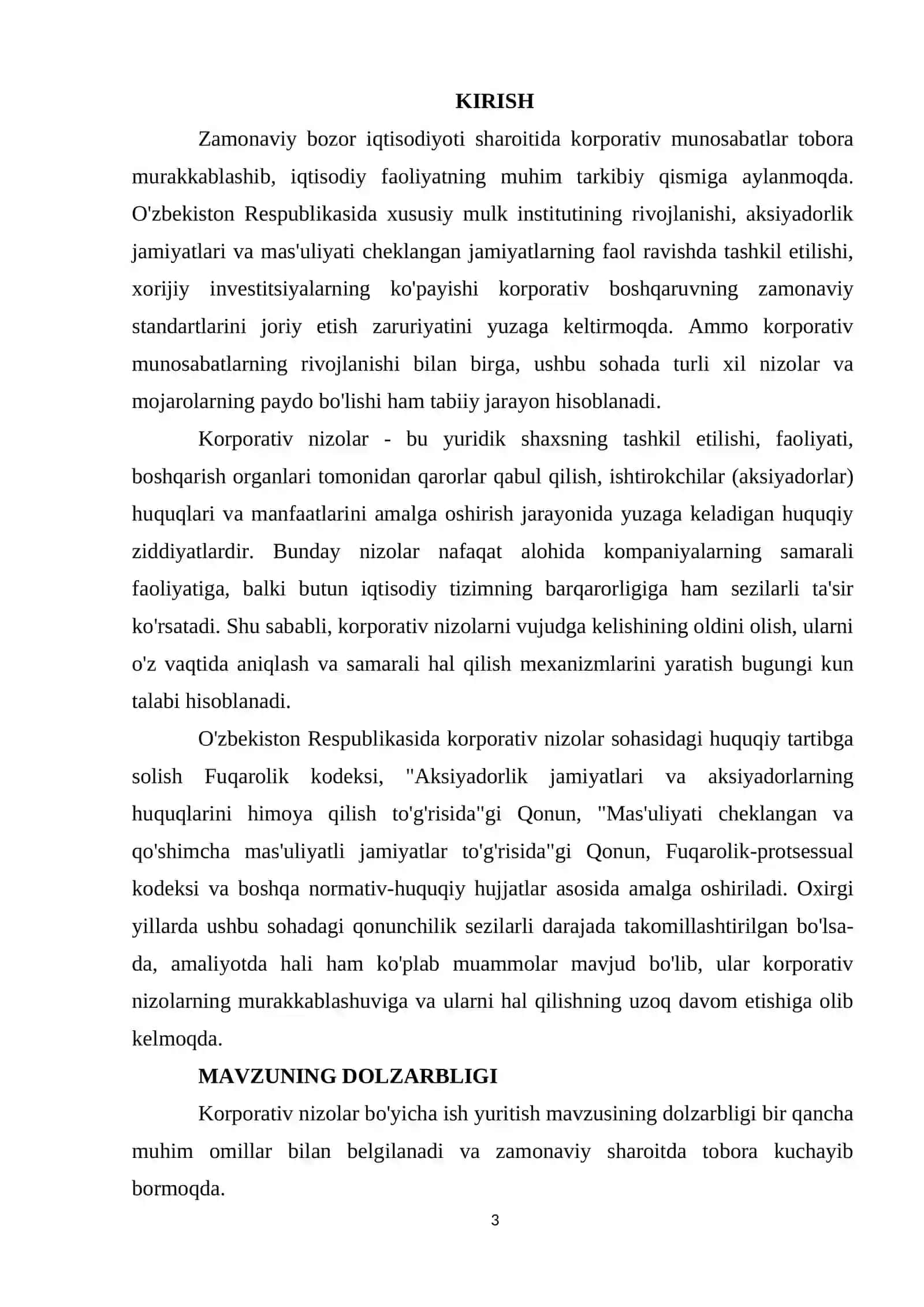 Korporativ nizolar bo‘yicha ish yuritish 3