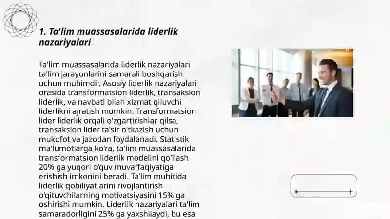 Maktablarda liderlik va menedjerlik faoliyatini rivojlantirish 3