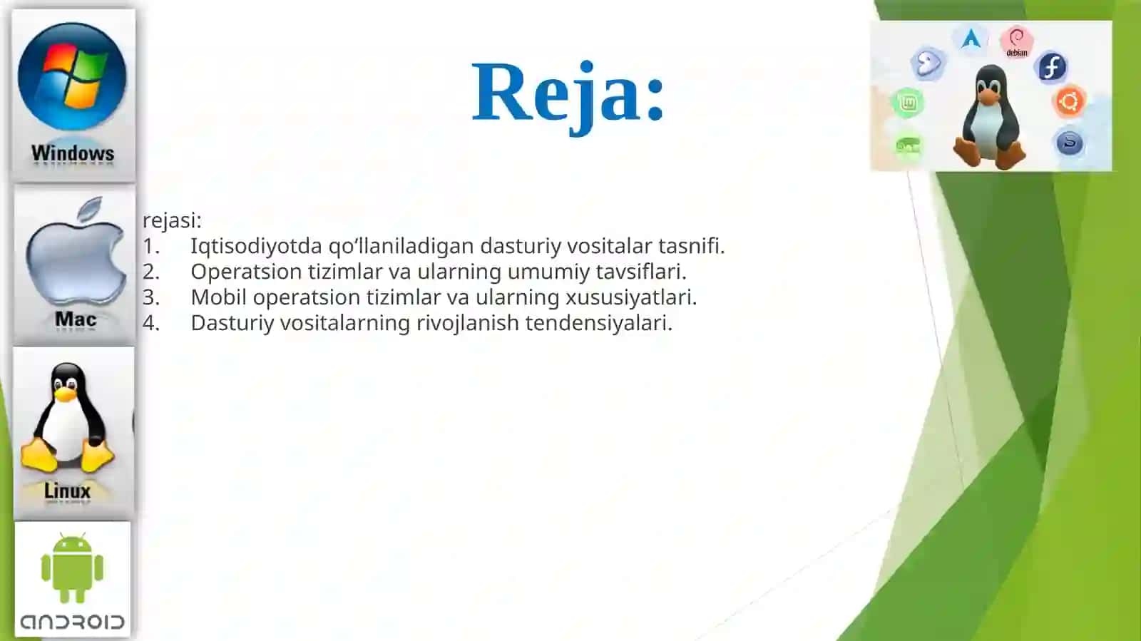 IQTISODIYOTDA FOYDALANILADIGAN DASTURIY TA’MINOT GLOSARIY 3