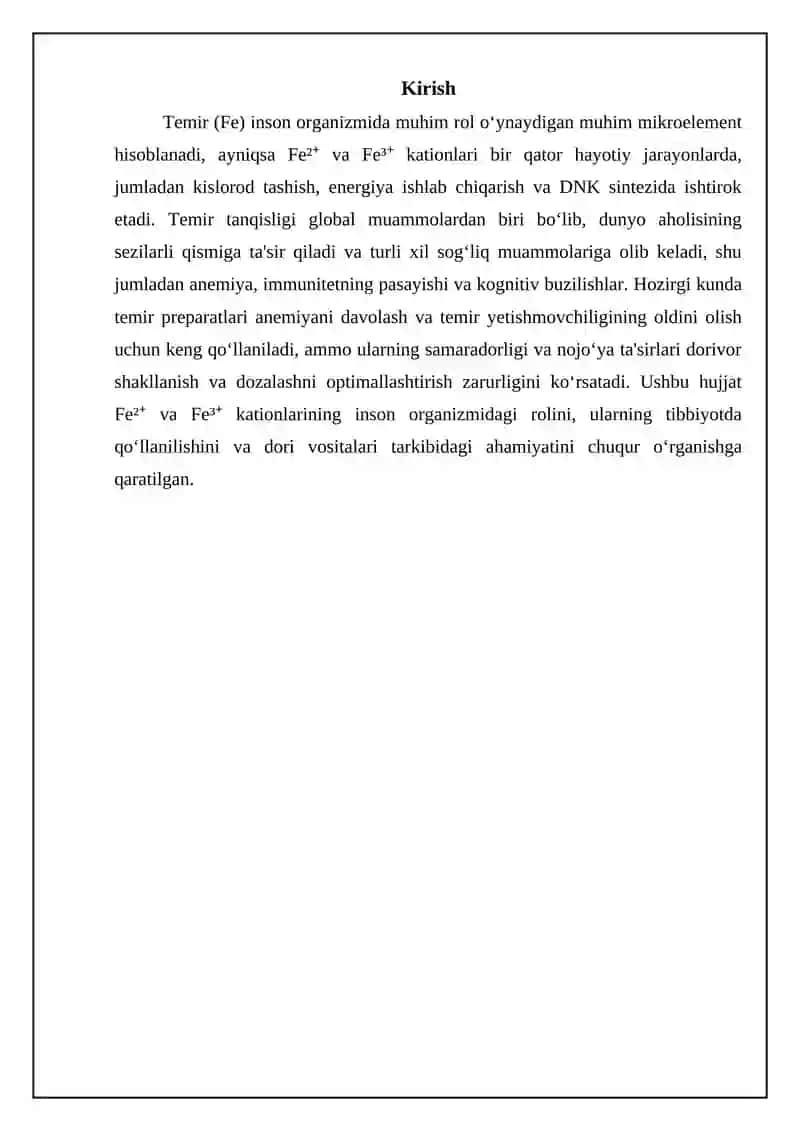 Temir (Fe) inson organizmida muhim roli 3