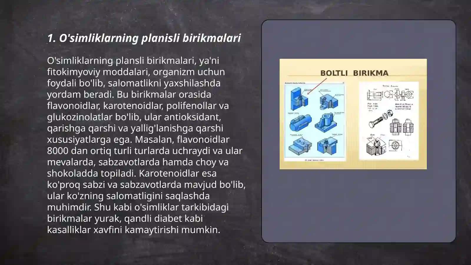 Planisli birikmalar 3