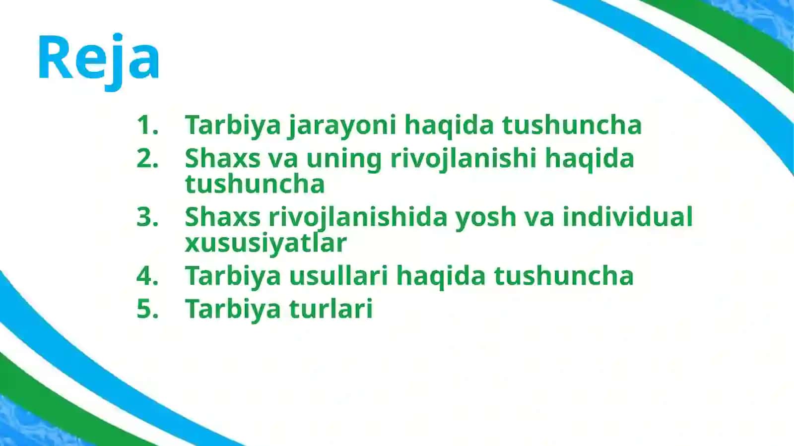 Tarbiya jarayoni 3