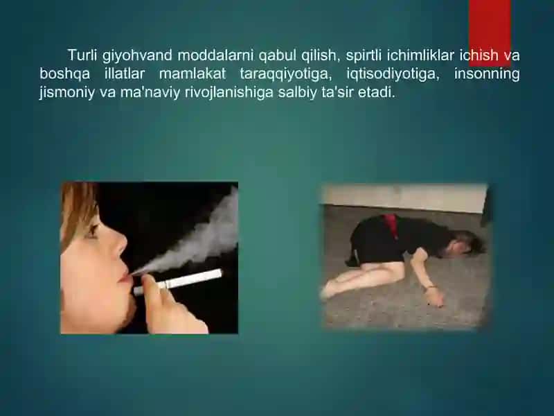 Giyohvand moddalar va ularning organizmga zararli ta’siri 3