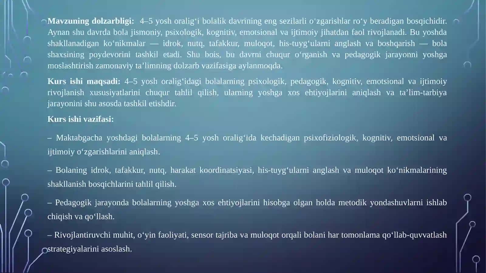 4-5 yoshli bolalarning rivojlanish xususiyatlari 3