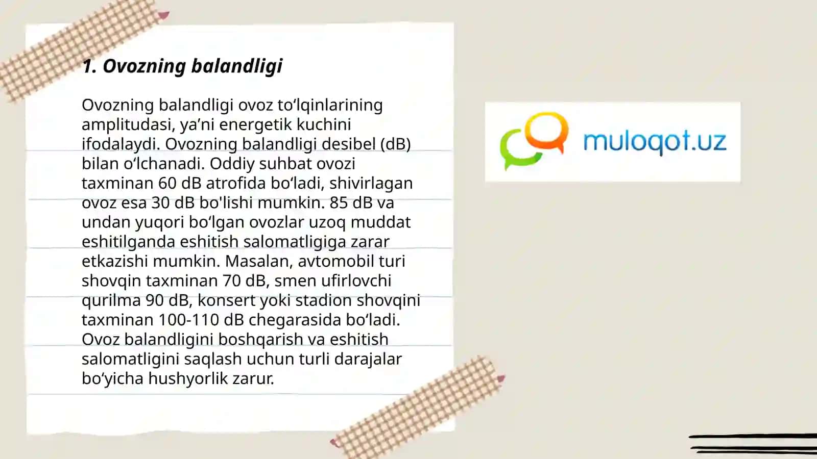 Muloqot uslublari. Verbal va noverbal muloqot 3