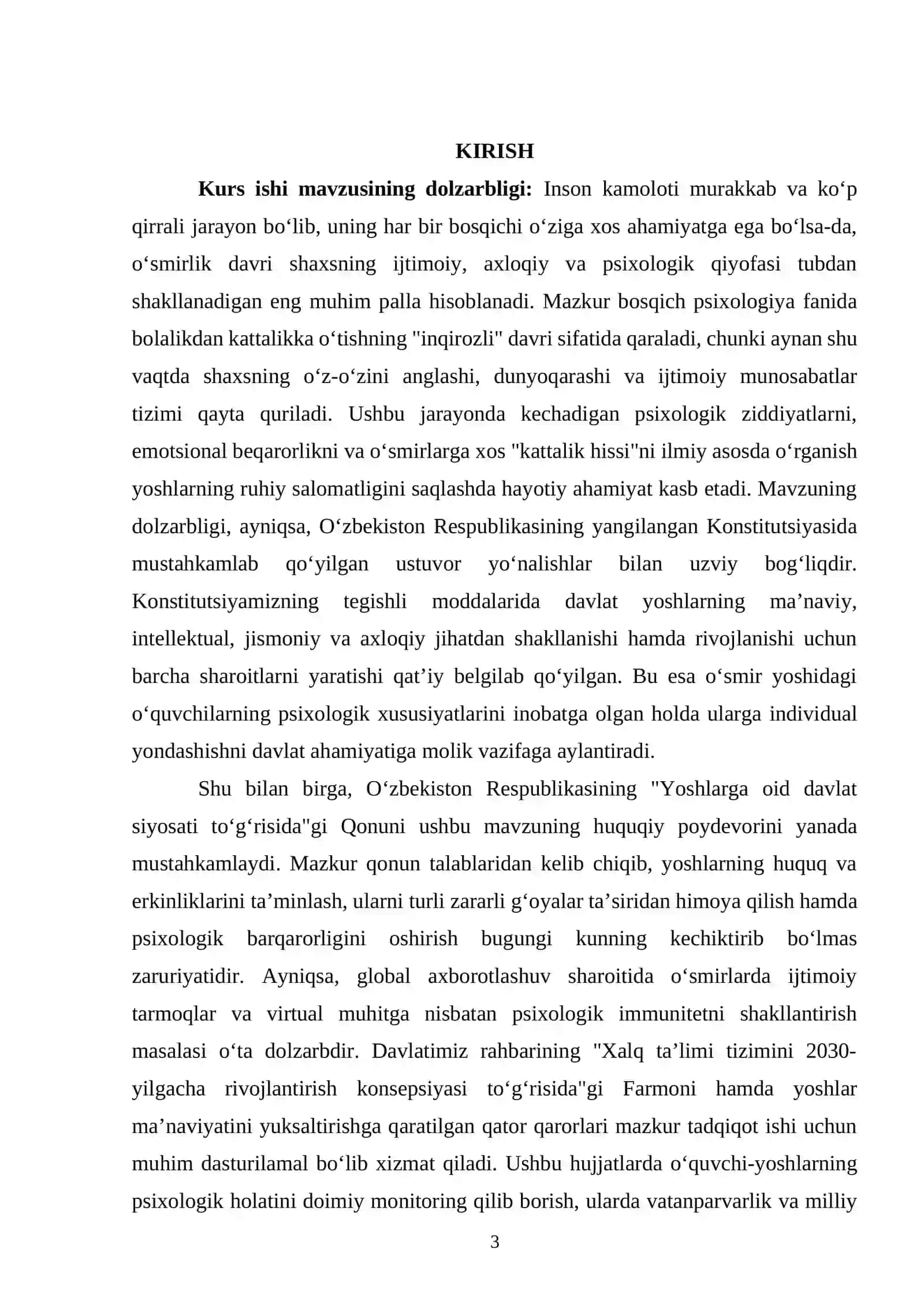 Oʻsmirlik davrida shaxs shakllanishining psixologik xususiyatlari 3