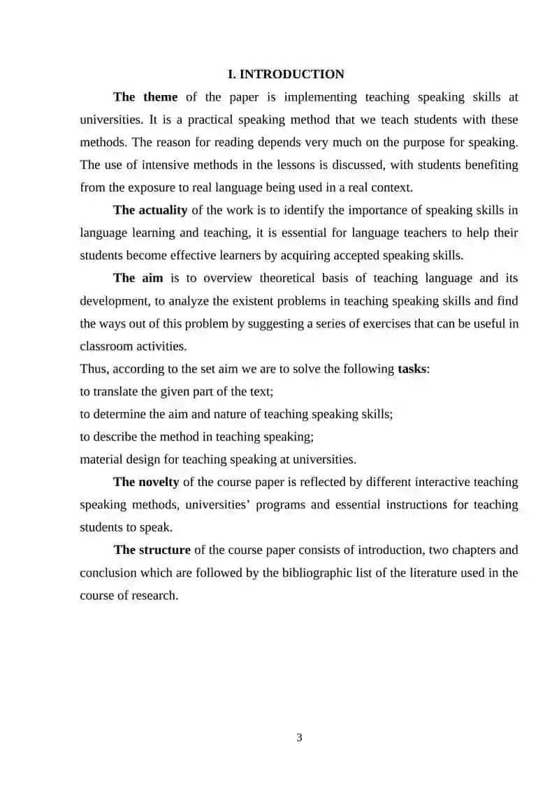 COURSE PAPER The effective ways of teaching reading using games 3