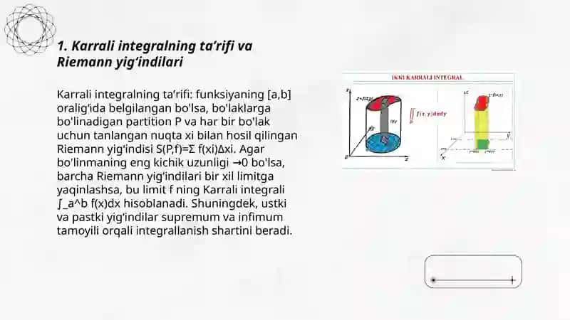 Karrali integrallar 3