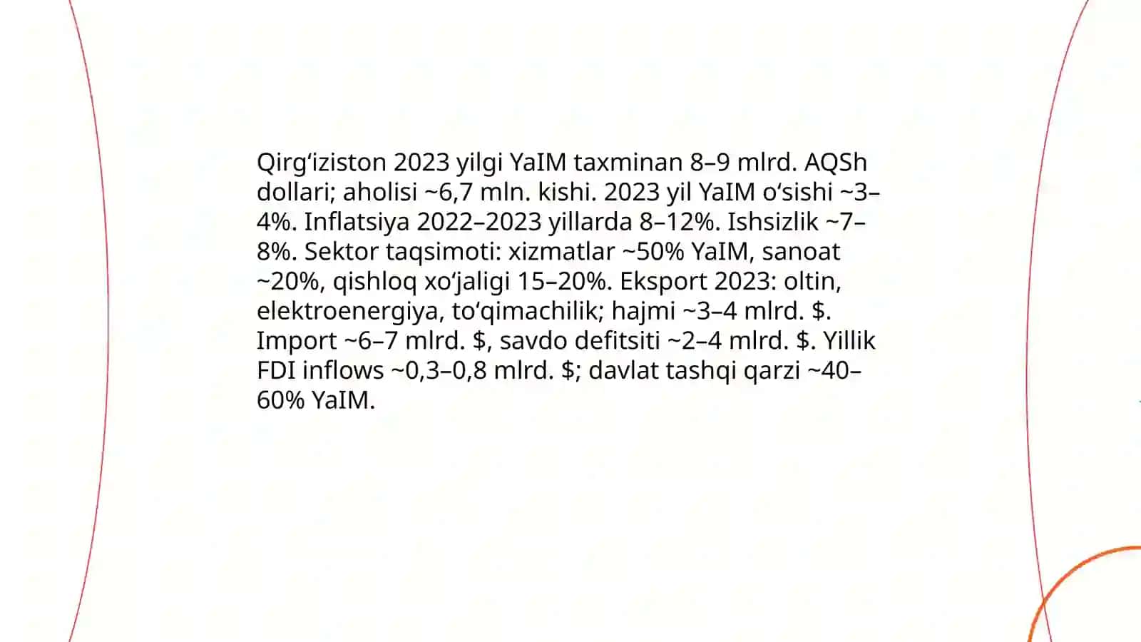 Qirgistonda iqtisodiy muammolari 3