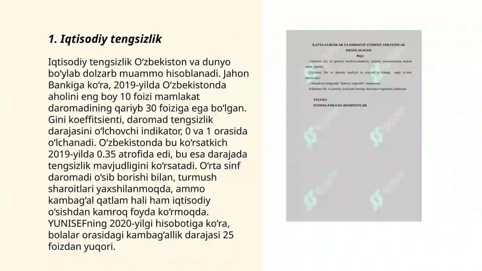 Iqtisodiy tengsizlik 3