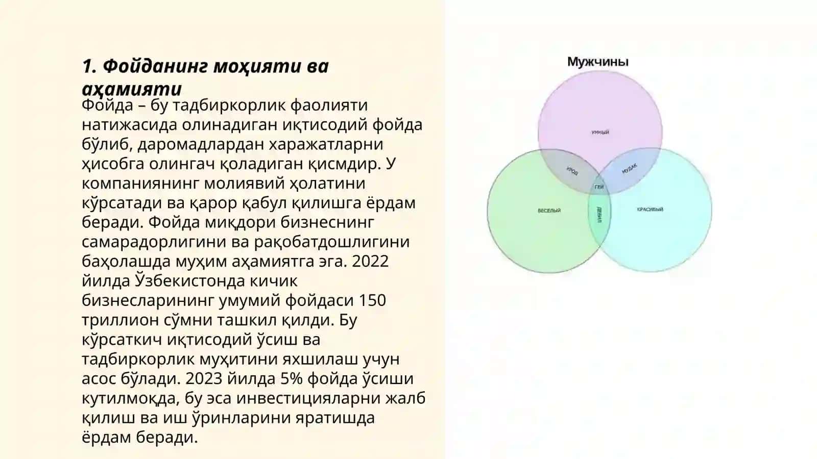 Фойда фойдани максималлаштириш шартлари 3