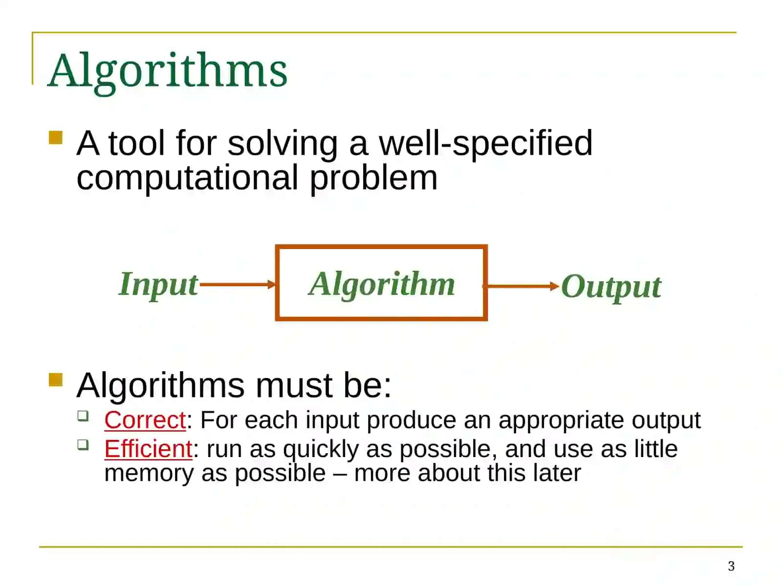 Pseudo-code to Solve Problems 3