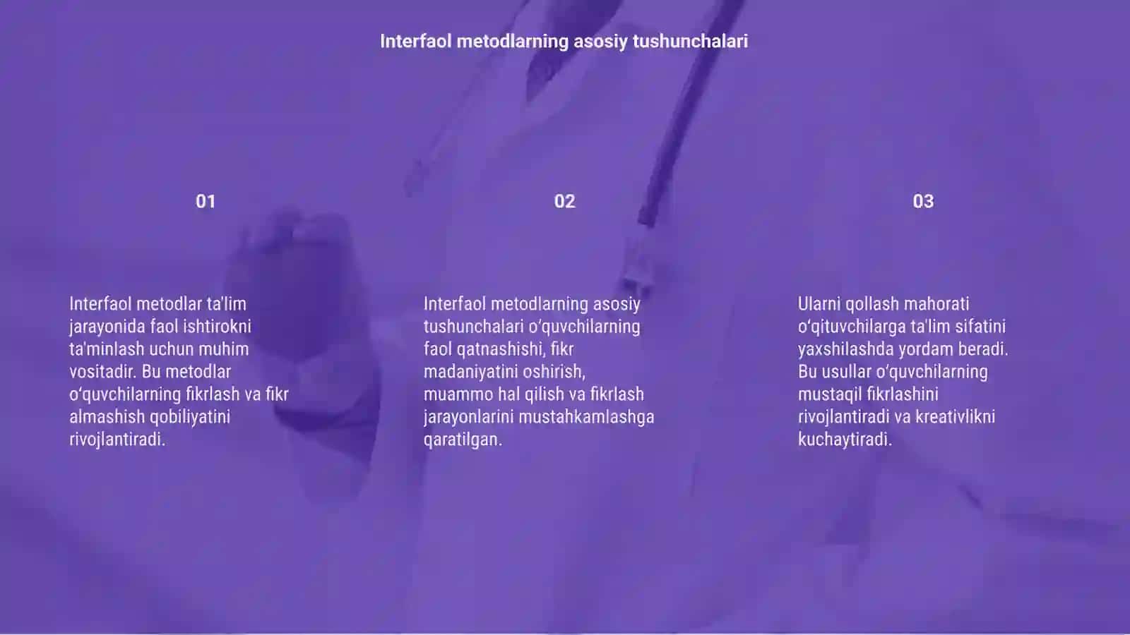 Interfaol metodlar va ularni qollash mahorati 3