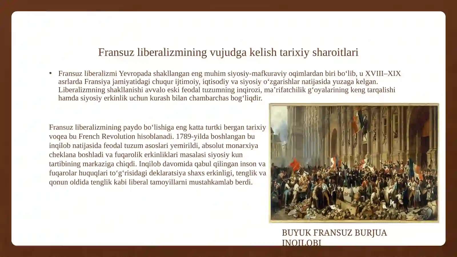 FRANSUZ LIBERALIZMI 3