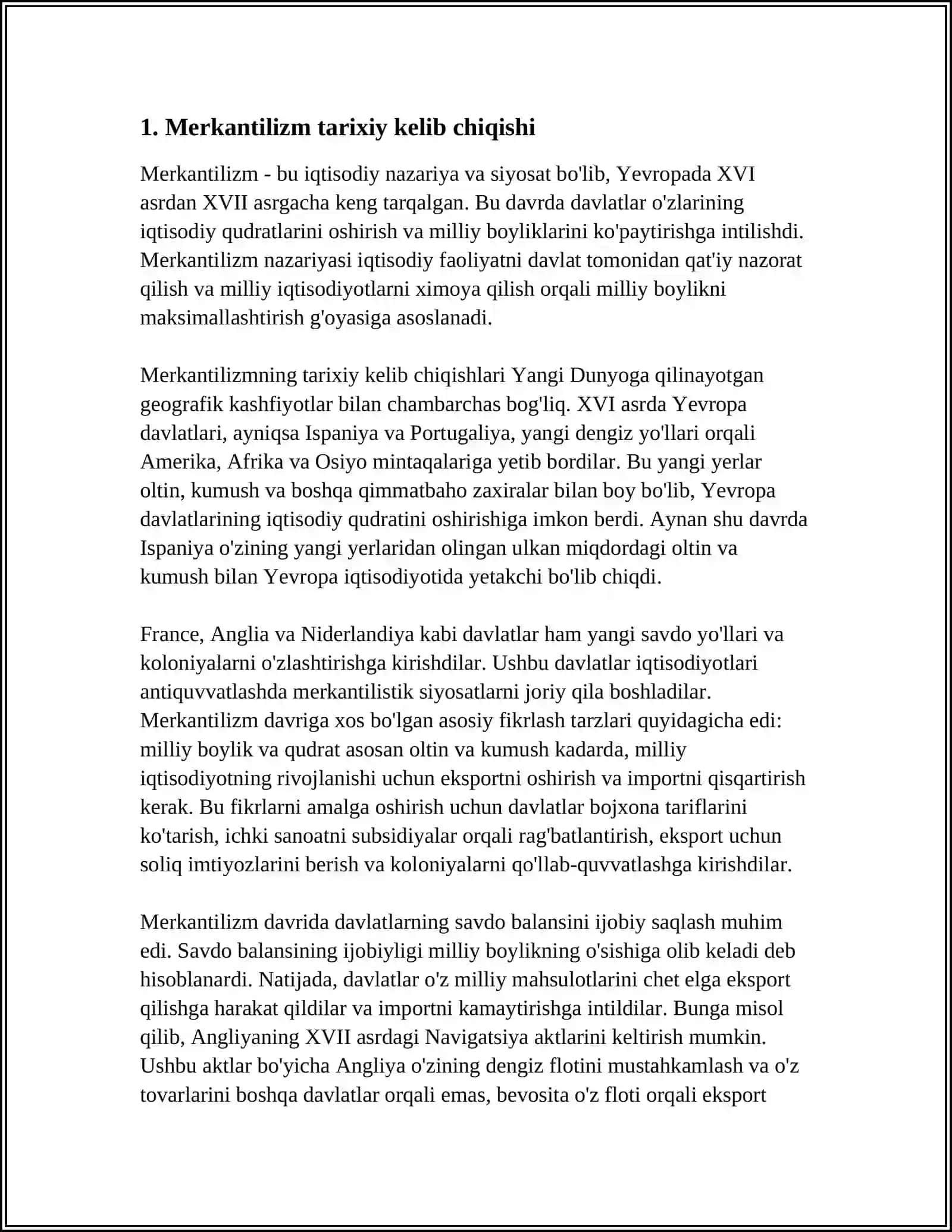 MERKONTILIZM 3