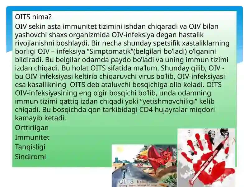 OIV, OIV-infeksiya, OITS 3