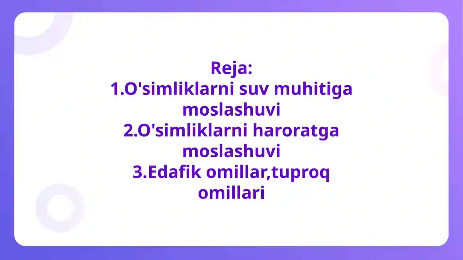 O'simliklarniharoratgavasuvomiligamoslashuvi 3