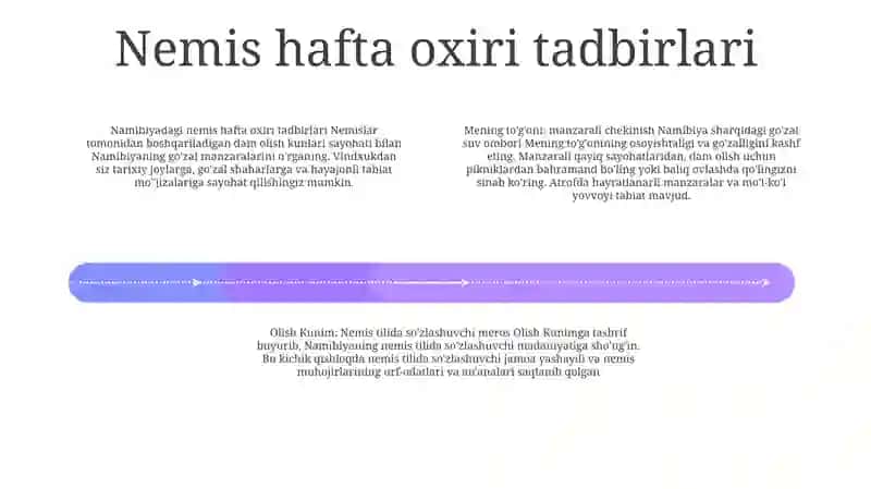 Mening Dam Olish Kunim Nemis Tilida 3