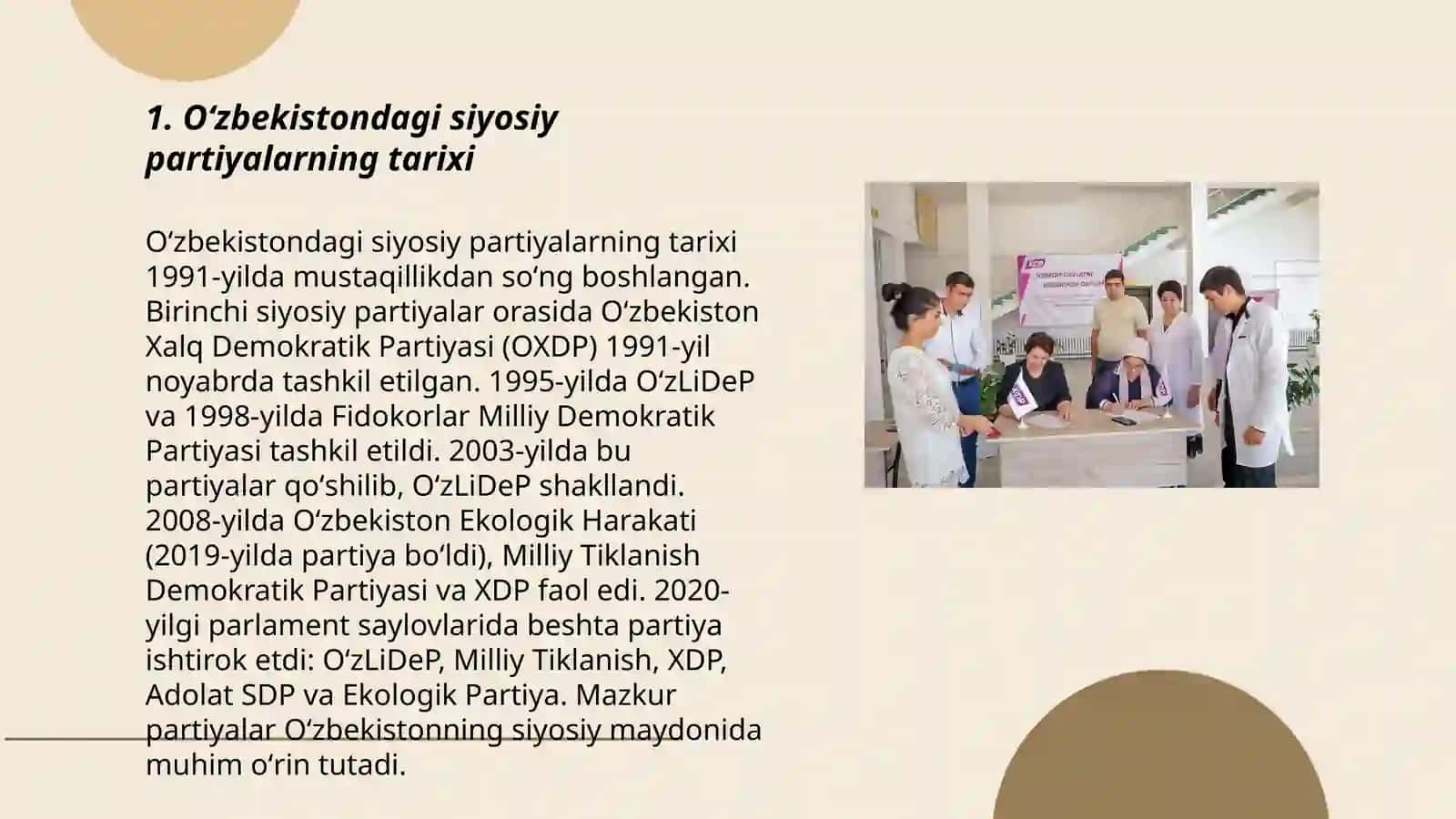 Oʻzbekistonda siyosiy partiyalar faoliyati 3