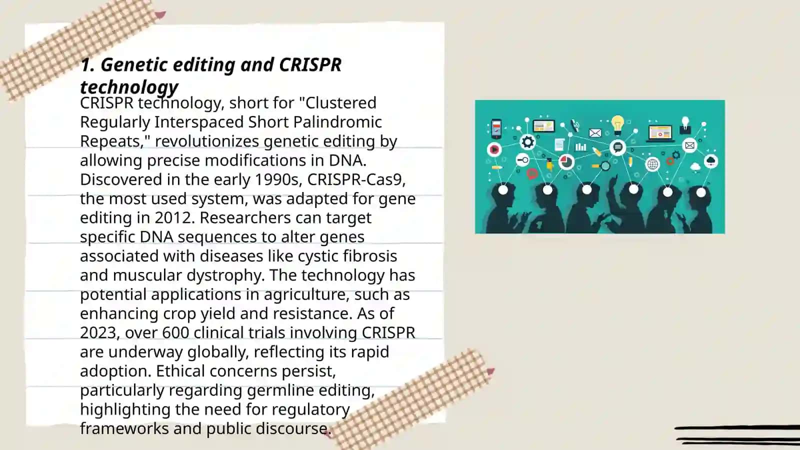 Genetic editing and CRISPR technology 3