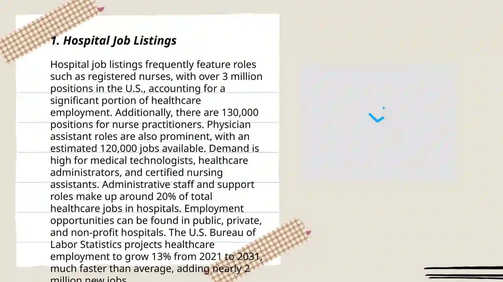 Real work in a hospital advertisement 3