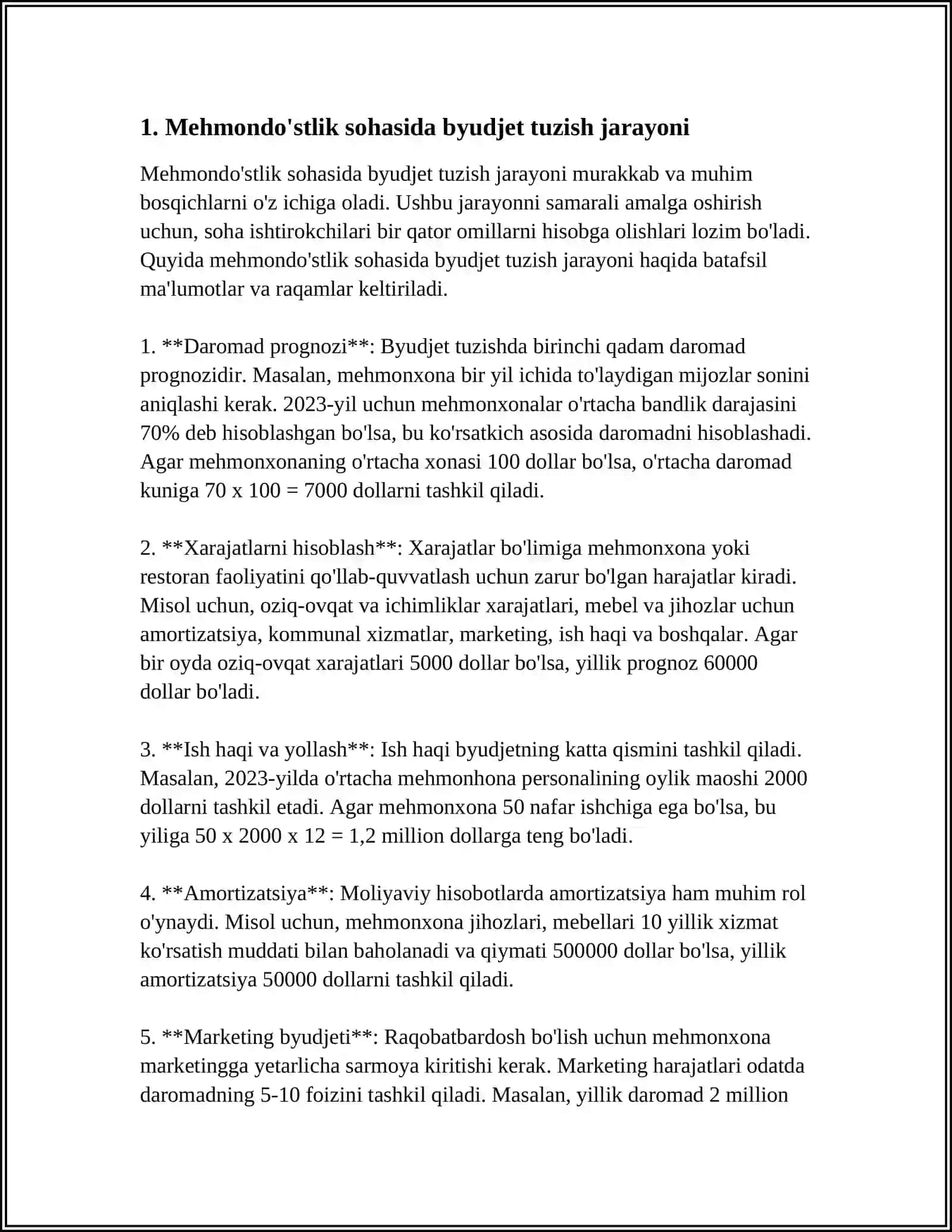MEHMONDO'STLIK SOHASIDA BYUDJET VA MOLIYAVIY BOSHQARUV 3