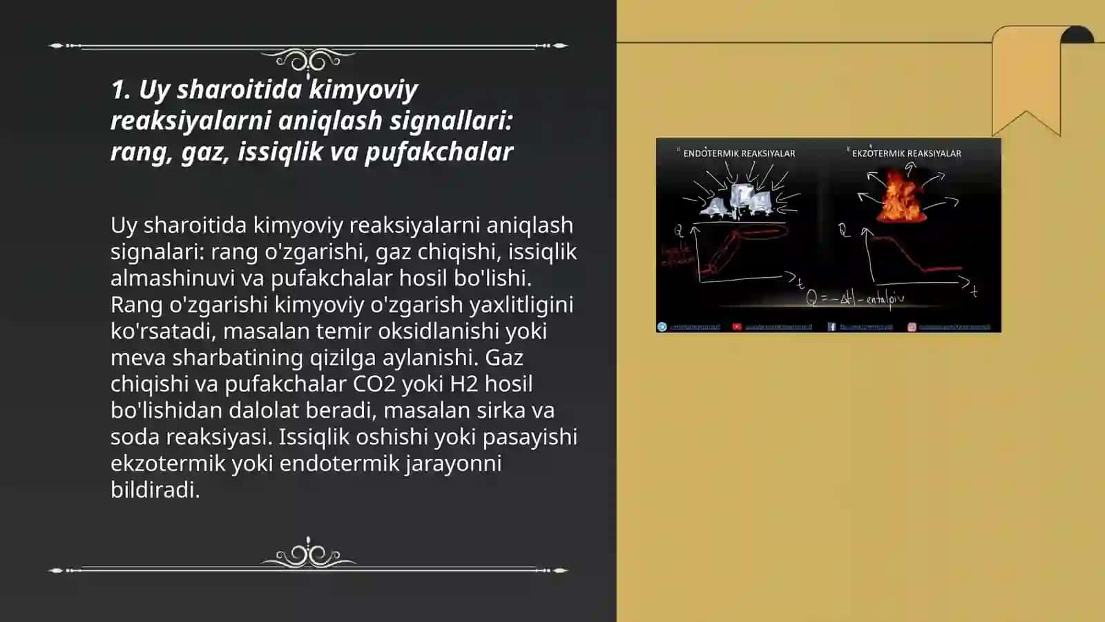 Uy sharoitida kimyoviy reaksiyalarni aniqlash 3