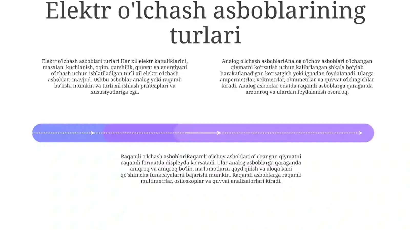 Elektr O‘Lchash Vositalari To‘G‘Risida UmumiyMa‘Lumotlat 3