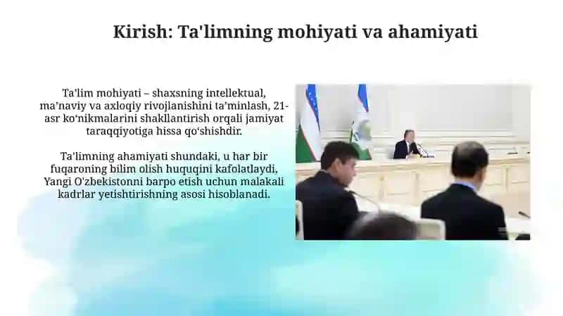 Ta'limning mohiyati va ahamiyati 3