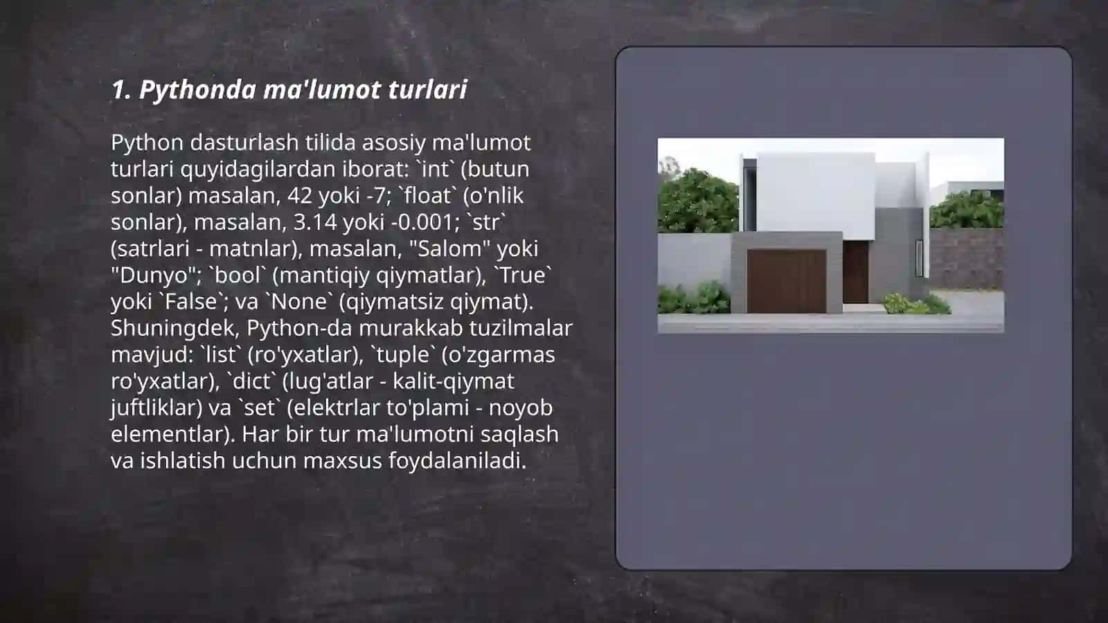 Pythonda meros olish 3