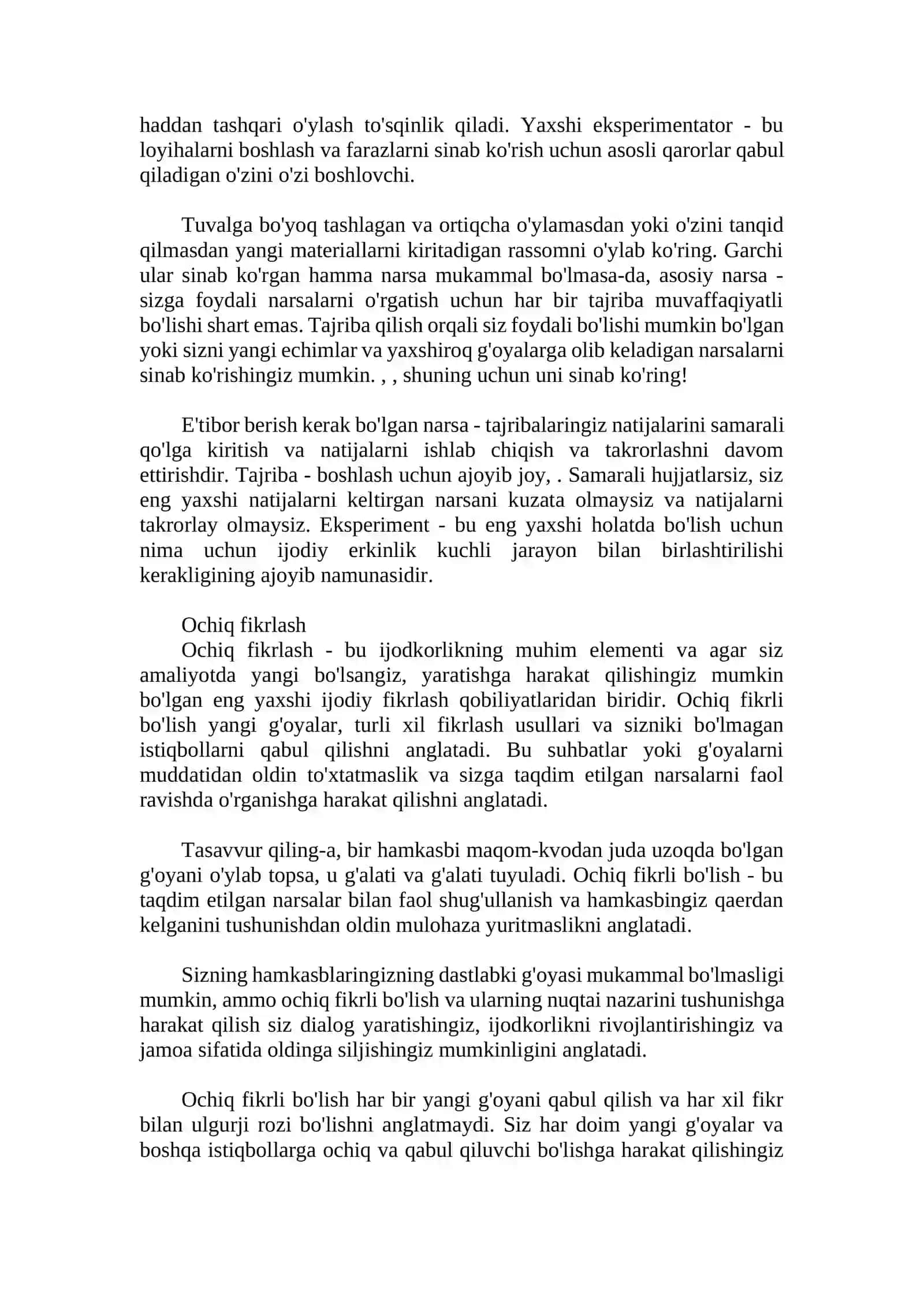 Yondashuvni aniqlash va uning shakllanishi 3
