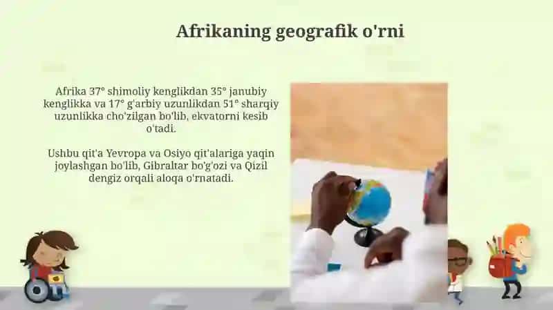 Afrikaning geografik joylashuvi 3