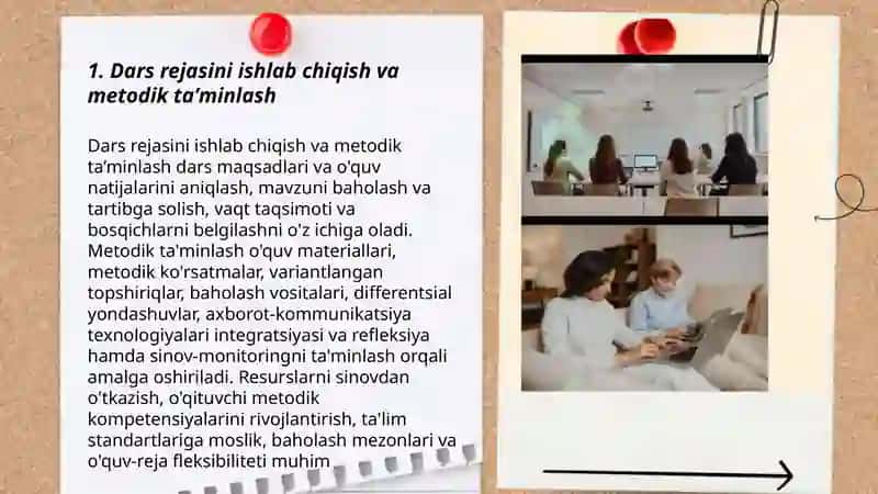 Zamonaviy ōqtuvchi taʼlimni tashkil etish va dars jarayonlarining asosiy shakli 3