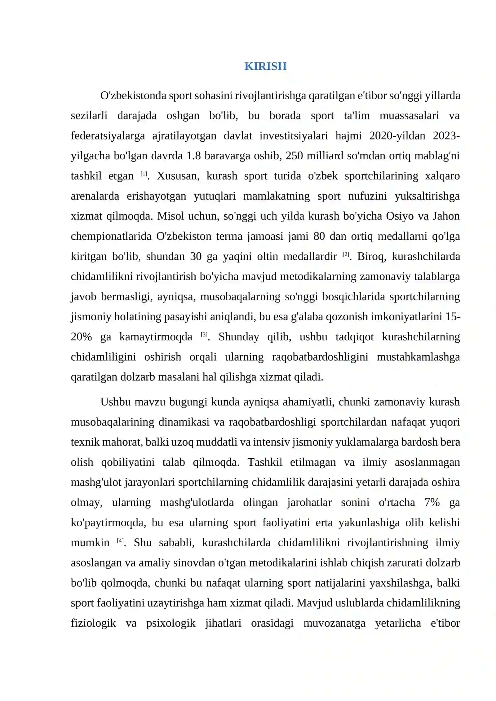 Kurashchilarda chidamlilik va uni rivojlantirish uslubiyati 3
