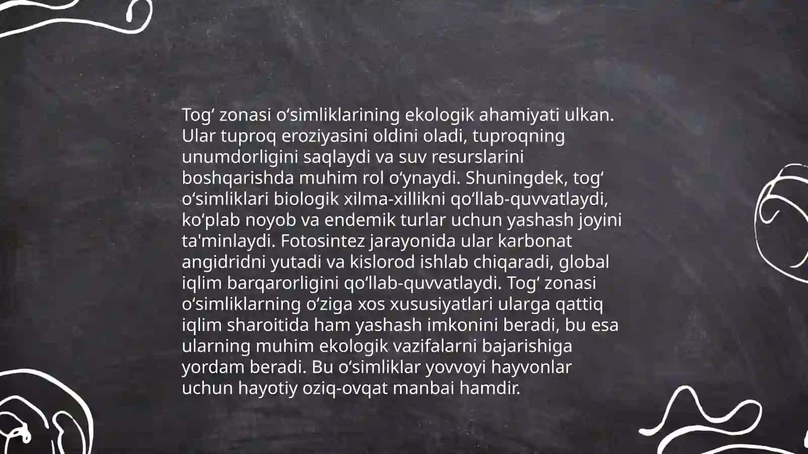Togʻ zonasi dorivor oʻsimliklari 3