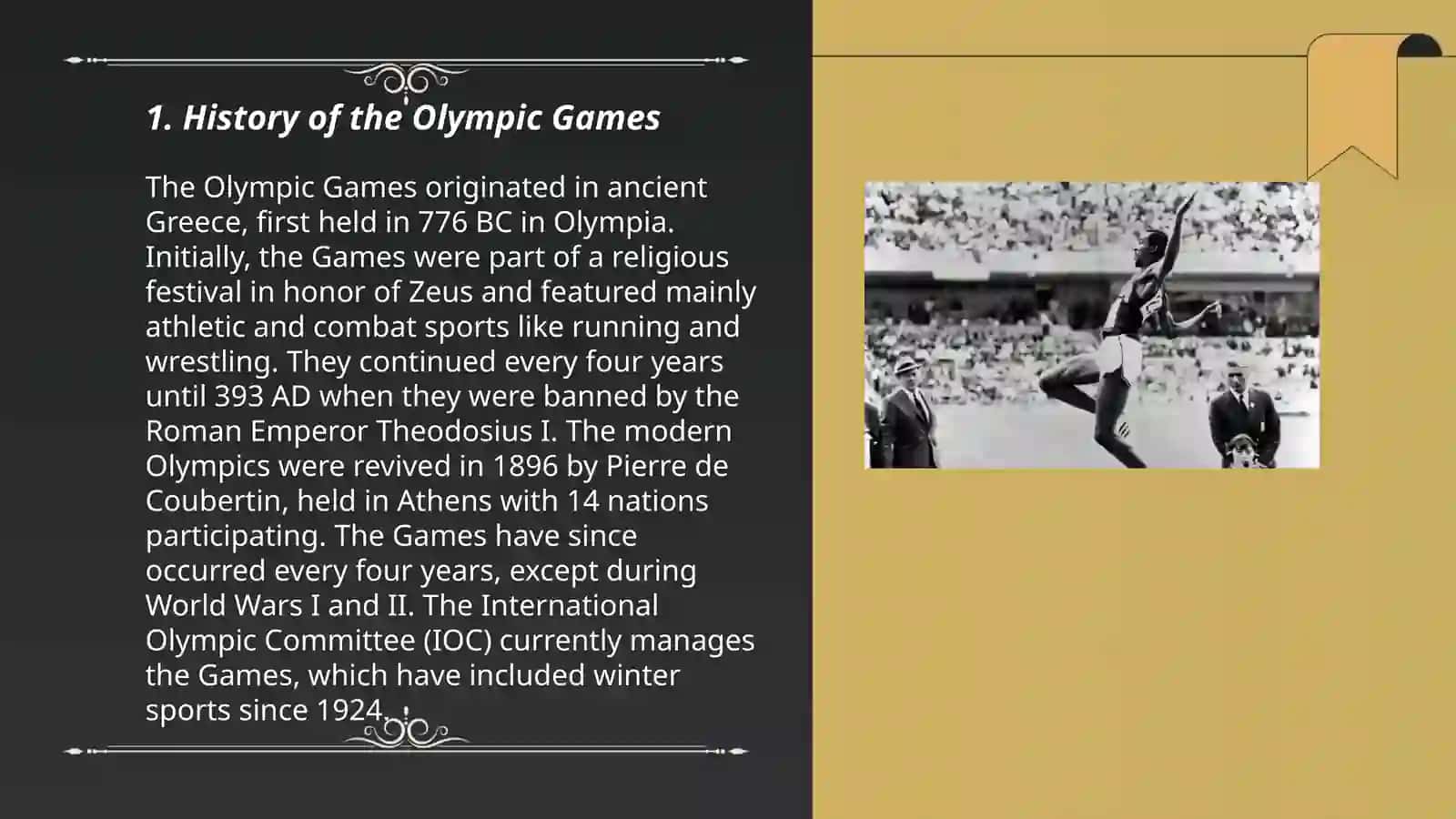 Olimpiya o'yinlari Tarixi 3