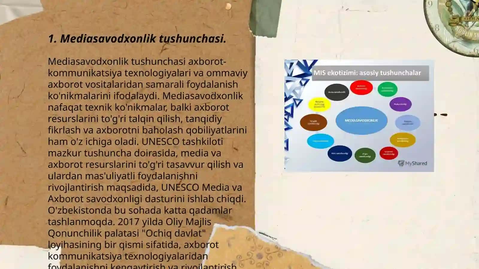 Mediasavodxonlik,va axborot madaniyati fanining maqsadi,vazifalari va rivojlanish evolyutsiyasi 3