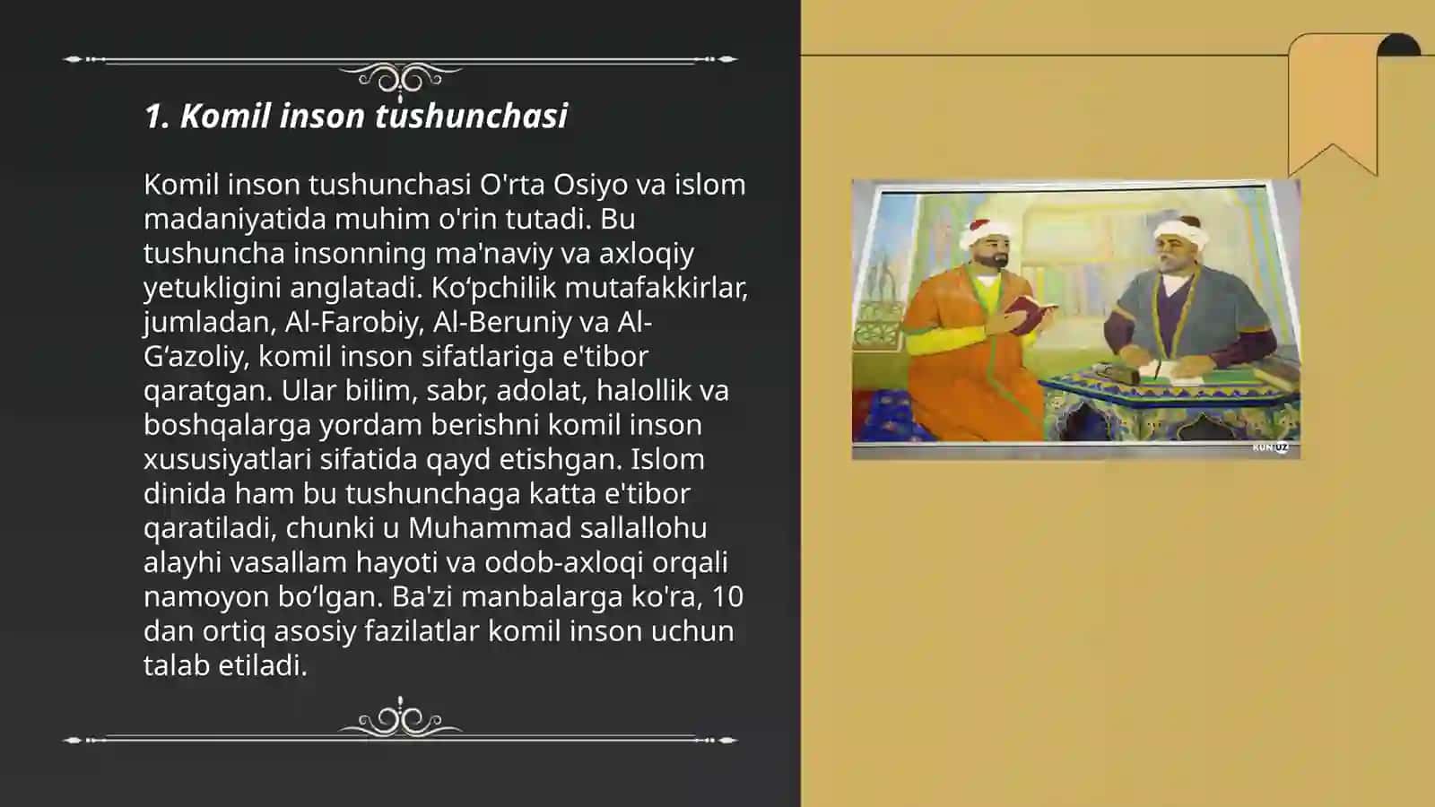 Tasarufda komil inson qarashlari va tariqatlari 3