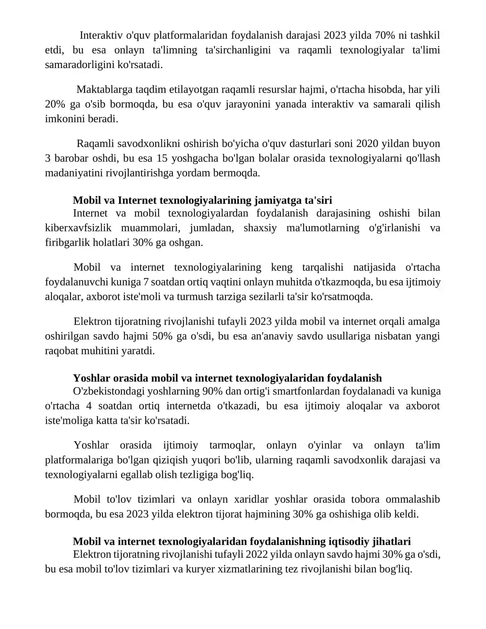 Axborot texnologiyalari rivojining ijtimoiy-madaniy oqibatlari 3