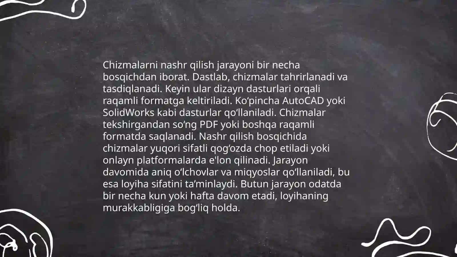 Chizmalarni nashrdan chiqarish 3