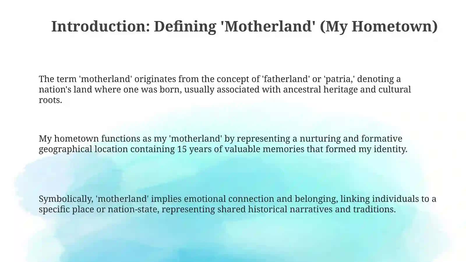 Motherland 3