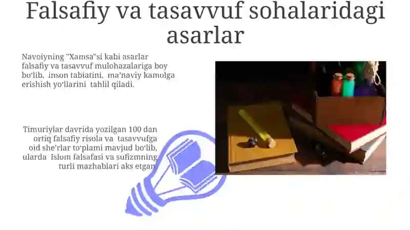 Temuriylar davri adabiyotida mavzu, gʻoya va janr rang barangligi 3