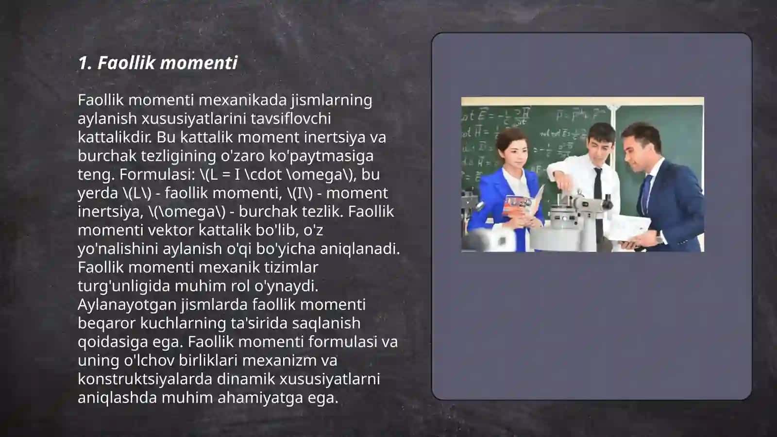 Faollik. Faollik koeffsiyenti. Moddaning standart holatdagi faolligi 3