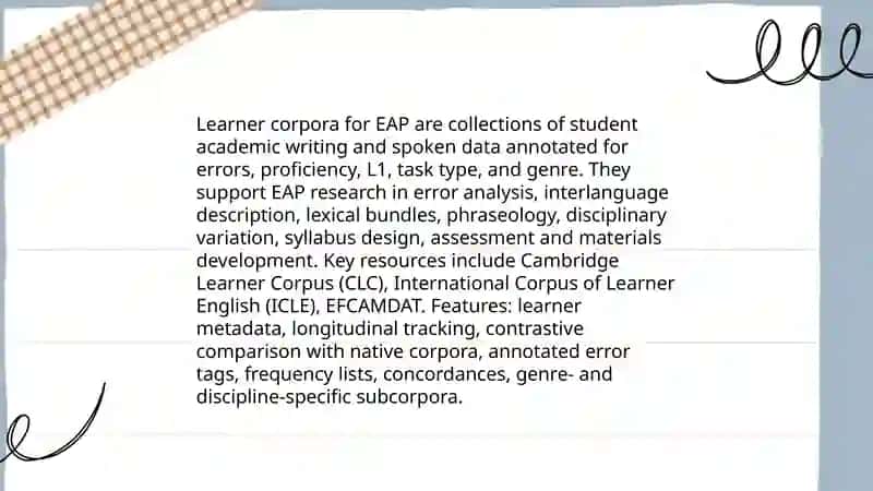 Corpus Studies in EAP 3